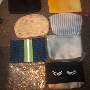 Ipsy bags very clean colorful variety